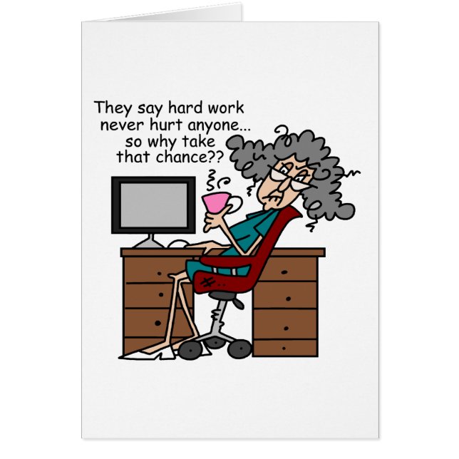 Why Chance Hard Work Humour (Front)