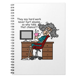 Why Chance Hard Work Humour Notebook