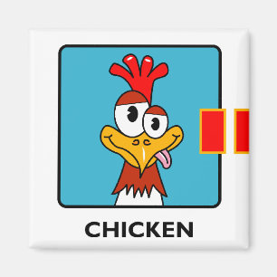 Why Did The Chicken? (1 of 3) Magnet