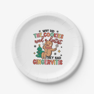 Why Did the Cookies need a Dental They Had Ginger Paper Plate