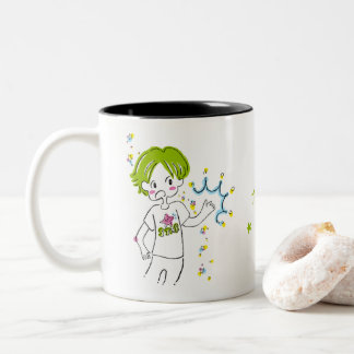 Why did you do that!! Boy, Konmi no Tsukomi Two-Tone Coffee Mug