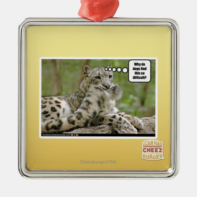 Why do dogs find this so difficult? metal tree decoration (Front)