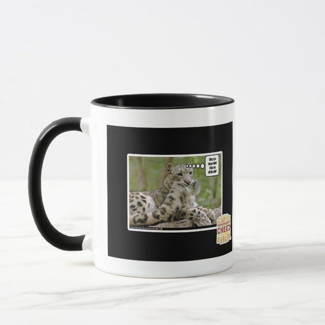 Why do dogs find this so difficult? mug (Left)