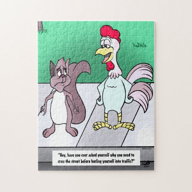 Why Do Squirrels Cross Roads Puzzle (Vertical)