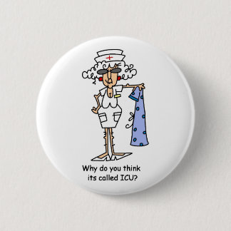 Why do you think it's called ICU? 6 Cm Round Badge