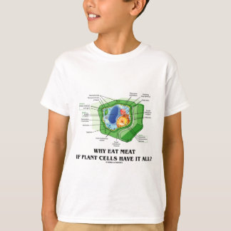 Why Eat Meat If Plant Cells Have It All? (Veg Fun) T-Shirt