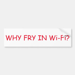 Why Fry in Wi-Fi bumper sticker