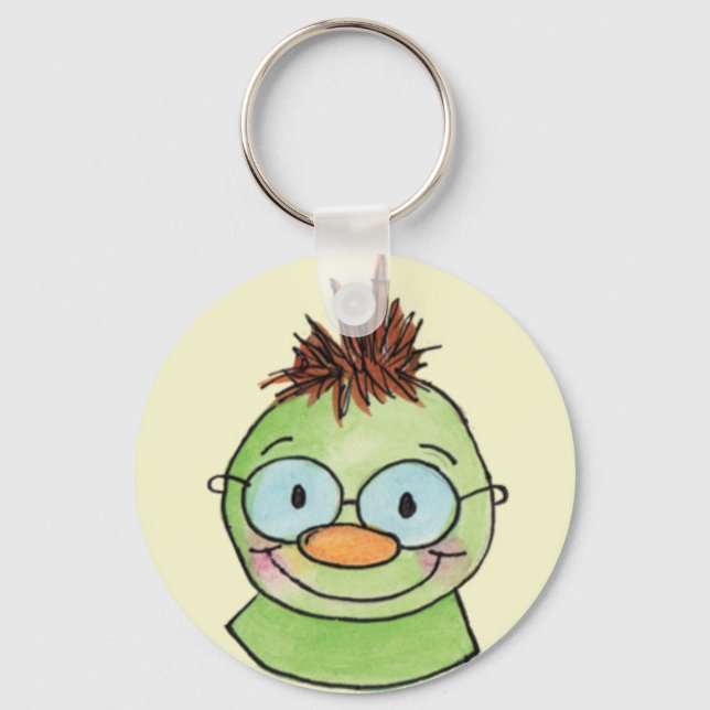 Why Gunder Glows Key Ring (Front)
