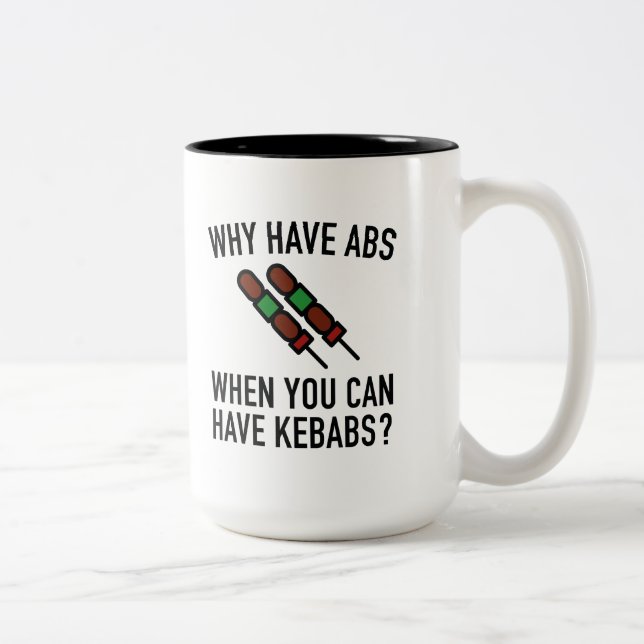 Why Have Abs? Two-Tone Coffee Mug (Right)