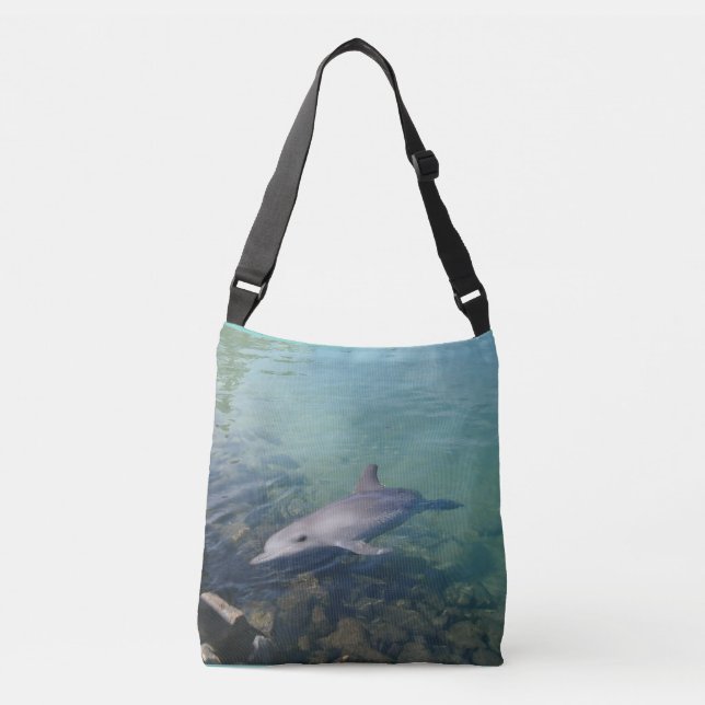 Why Hello Mr Dolphin, Crossbody Bag (Front)