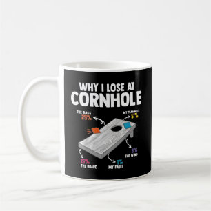 Why I Lose At Cornhole Coffee Mug