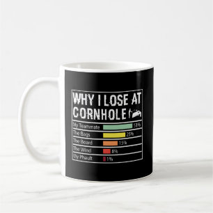 Why I Lose At Cornhole Cornhole Champion Player Coffee Mug