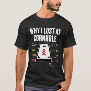 Why I Lose At Cornhole Cornhole Player T-Shirt