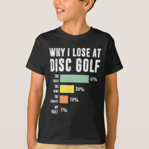 Why I Lose At Disc Golf, Funny Frolf Player T-Shirt