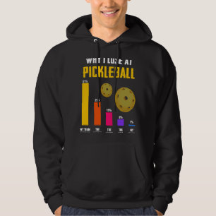 Why I Lose at Pickleball Pickleballers My Fault 1 Hoodie