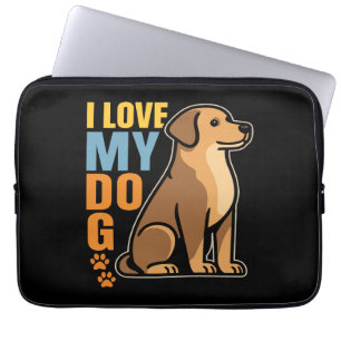 Why I Love My Dog – Heartwarming Design Celebrati Laptop Sleeve