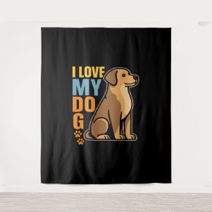 Why I Love My Dog – Heartwarming Design Celebrati Tapestry