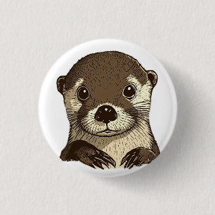 Why I otter 3 Cm Round Badge