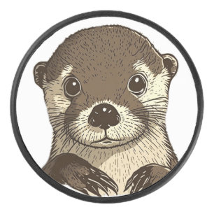 Why I otter  Hockey Puck