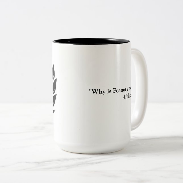 Why is Feanor a mod? Two-Tone Coffee Mug (Front Right)