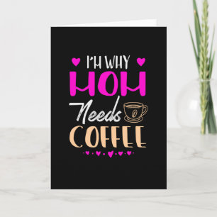 Why mum needs coffee card
