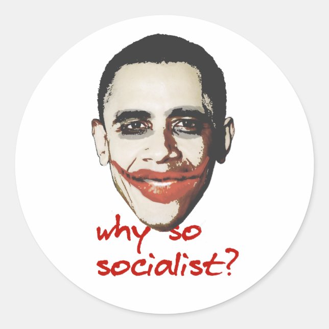Why so red classic round sticker (Front)