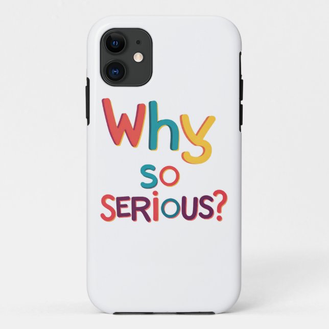 Why So Serious? Case-Mate iPhone Case (Back)