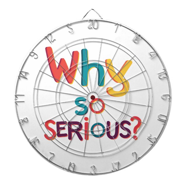 Why So Serious? Dartboard (Front)
