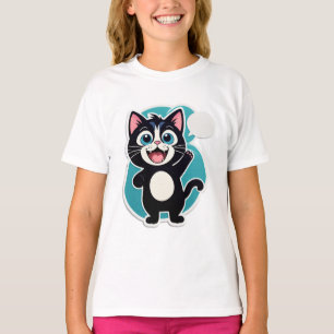 Why So Silent? – Confused Cat Sticker T-Shirt