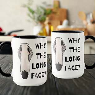 Why The Long Face Borzoi Dog Mug