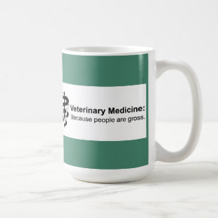 Why Veterinary Medicine? 15 oz. Green Striped Mug