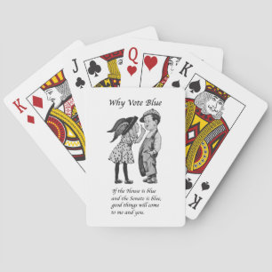 Why Vote Blue in 2024 Playing Cards