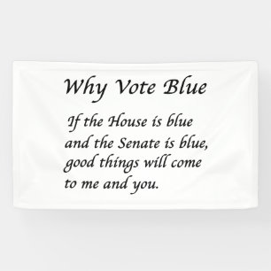 Why Vote Blue in 2026 Banner