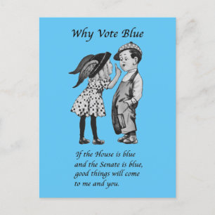 Why Vote Blue in 2026 Postcard