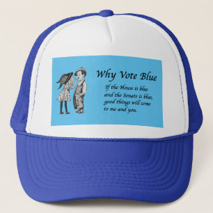Why Vote Blue in 2026 Trucker Hat
