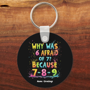Why Was 6 Afraid of 7 The Meaning Behind "7-8-9" Key Ring