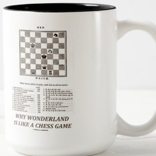 Why Wonderland Is Like A Chess Game (Preface) Two-Tone Coffee Mug