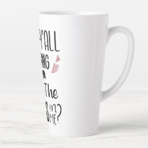 Why Y'all Trying to Test the Jesus in Me Latte Mug