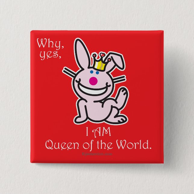 Why Yes 15 Cm Square Badge (Front)