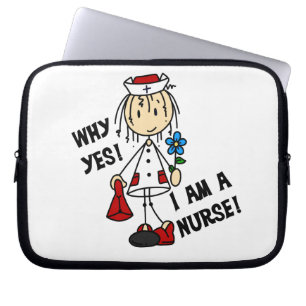 Why Yes I am a Nurse Laptop Sleeve