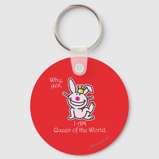 Why Yes Key Ring (Front)