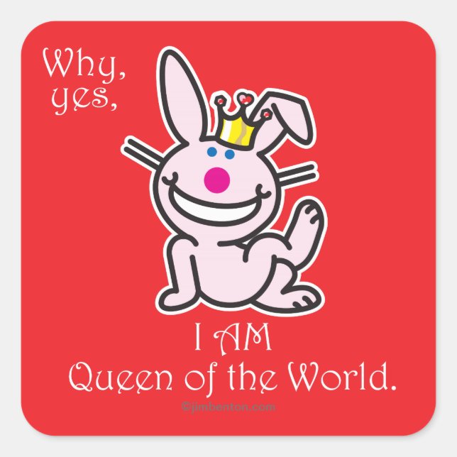 Why Yes Square Sticker (Front)