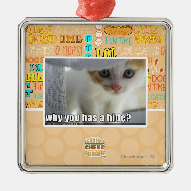 Why you has a hide? metal tree decoration (Front)