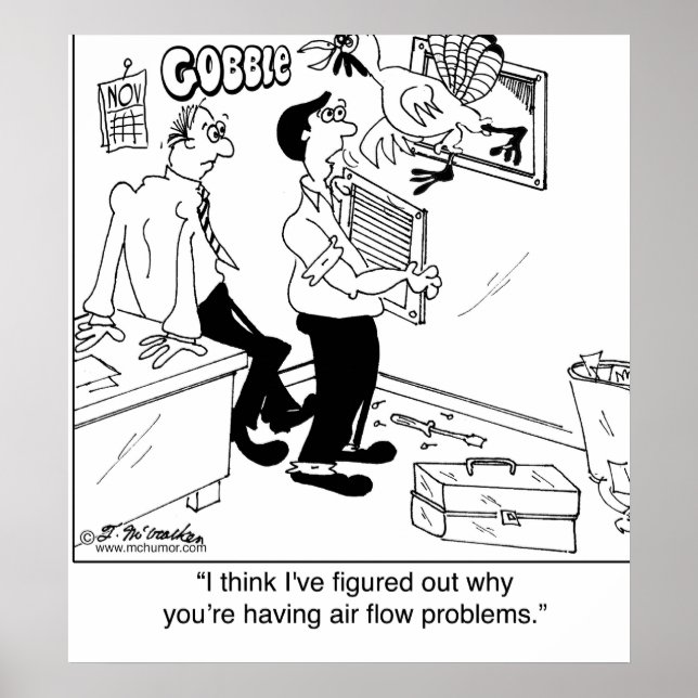 Why you’re having air flow problems poster (Front)