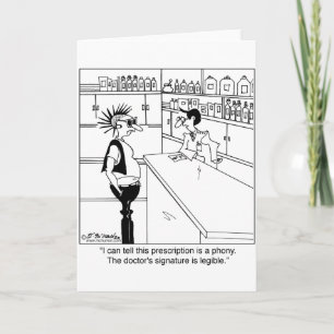 Why's the Doctor's Signature Legible? Card