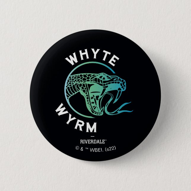 Whyte Wyrm Logo 6 Cm Round Badge (Front)