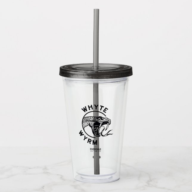 Whyte Wyrm Logo Acrylic Tumbler (Front)