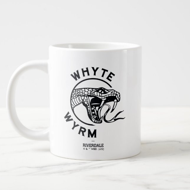 Whyte Wyrm Logo Large Coffee Mug (Left)