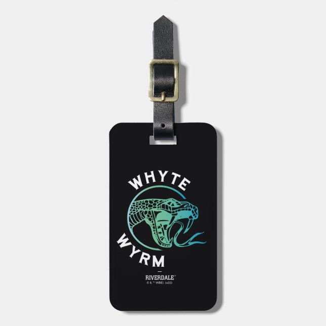 Whyte Wyrm Logo Luggage Tag (Front Vertical)