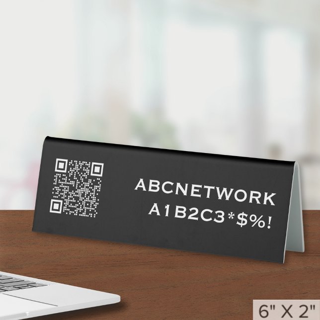 Wi-Fi Access QR Code Display Sign (Creator Uploaded)